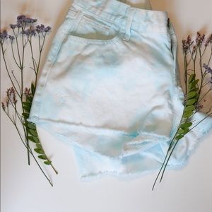 Blue Tie Dye Shorts!
